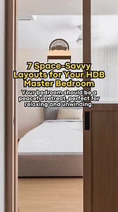 5.1K views · 13 reactions | Turn your HDB master bedroom into a dreamy and functional retreat with these space-saving layout ideas. | Yang's Inspiration Design | Facebook