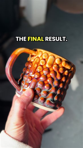 Casting and glazing my new mug design for the first time #ceramics #moldmaking #pottery