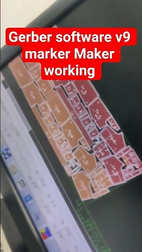 nesting Auto marker | Gerber software| Gerber pattern v9 software| Gerber pattern software