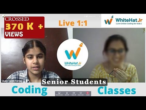 The Whitehat Jr Demo Class | WhiteHat Jr [Live 1:1 Online Coding Classes] |White Hat Junior