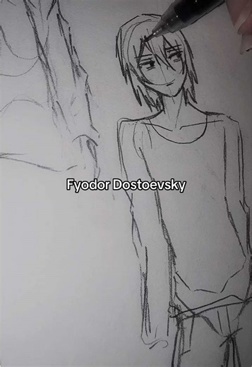 #bsd #fyodordostoevsky #bsdfyodor #drawing #fyp