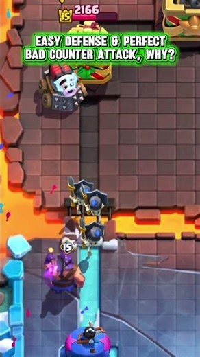 Clash Royale - Perfect Defense Easily but Bad Counter Attack
