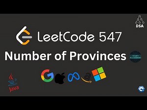 Leetcode 547 🔥 Number of Provinces | SDE Interview Sheet | Optimal Approach + Dry Run