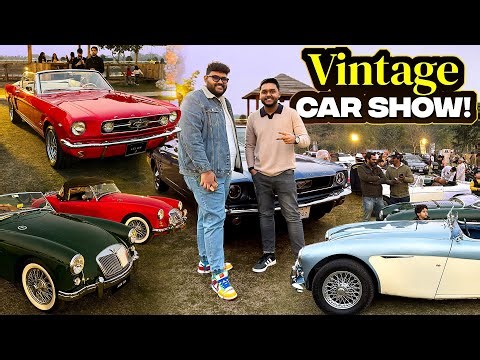 VINTAGE/CLASSIC CAR SHOW 😍 | FORD MUSTANG & AUSTIN HEALEY 3000 👌