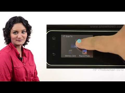 HP Photosmart 5510 - Scan Photo to Computer - Preview