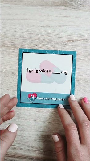 MUST-KNOW Dose Calc Conversions | Grains to Milligrams (Mg)