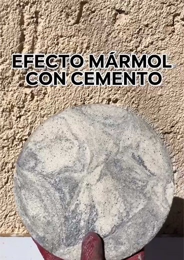 Crea un Efecto Mármol con Cemento DIY