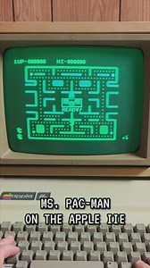 It’s 1983 and you’re playing Ms. Pac-Man on the Apple IIe #retrogaming #pacman #mspacman #oldschool #80s | Rerun The 80s