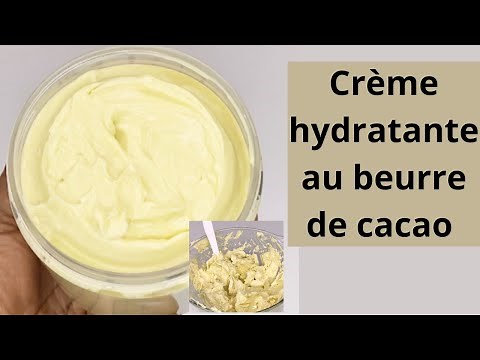 Crème hydratant au beurre de cacao & Chantilly de beurre de cacao