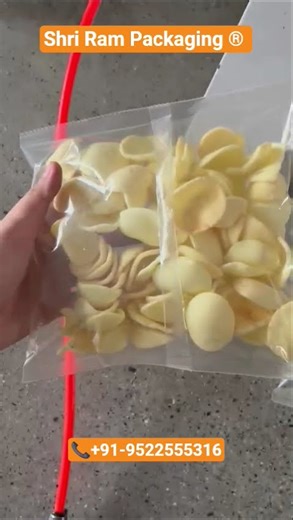 Automatic Granule Pouch Packing Machine for cheese balls , chip wafers packing