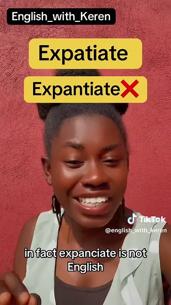 How to Pronounce Expatiate Correctly in English