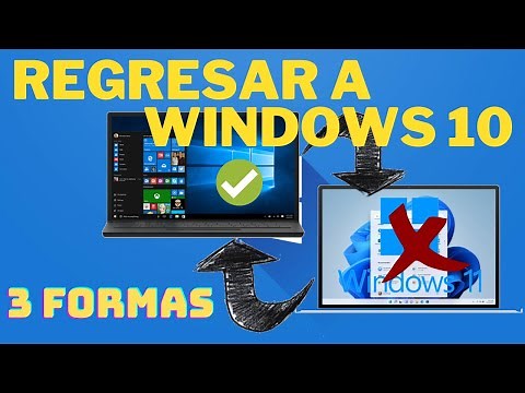 Volver de Windows 11 a Windows 10 (Downgrade) | 3 métodos | Sin perder archivos | Después de 10 Días