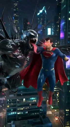 Venom vs Superman ⚡ Darkest Clash the Multiverse Has Ever Seen 💥 #avengers #marvel