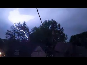 2AM Tornadic Lightning Storm May 7th 2024 Pittsburgh PA