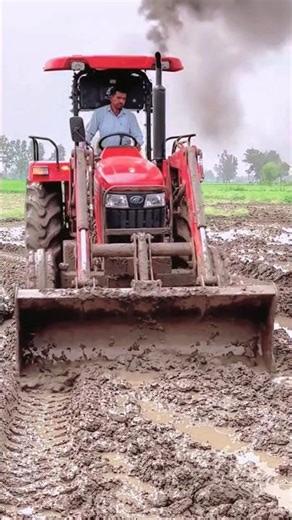 Mahindra Tractor Front Loader Power 💪 | महिंद्रा की असली ताकत 🔥 #MahindraTractor #Tractor power💪🚜