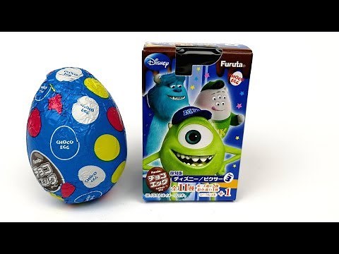 Monsters University Kinder Surprise Egg furuta Video for Kids