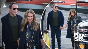 Melinda French Gates holds hands with new entrepreneur boyfriend Philip Vaughn as they arrive in NYC via helicopter