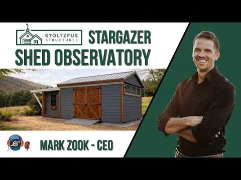 The Ultimate Backyard Observatory: Stargazer Roll-Off Roof Sheds with Stoltzfus Structures