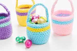3K views · 65 reactions | The CUTEST crochet craft for Easter! Free Pattern: https://onelittleproject.com/crochet-easter-basket/ | One Little Project | Facebook