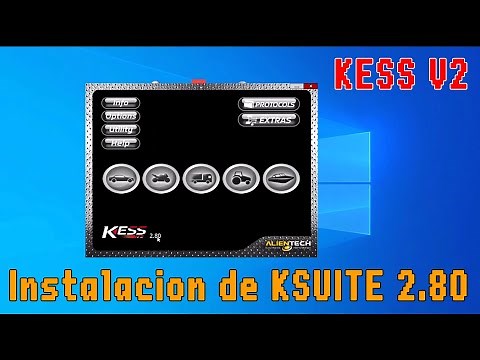 Kess V2 Ksuite 2.80 version AlienTech Installation