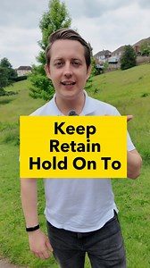 Keep, Retain, Hold on to. What’s the difference? Keep means don’t lose or continue to have something. “I keep my keys in my bag.” “Keep smiling!” Retain is more formal. It means to continue to have something, often in your mind or memory. “I must retain new vocabulary.” “The company retains its best employees.” Hold on to means keep something tightly or carefully. “Hold on to the railing.” “I hold on to good memories.” What’s something important that you hold on to? Join the Conversation Club: h