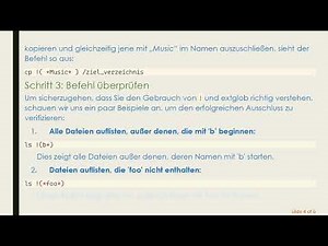 Verwendung von Inverse Wildcards für effektives Pattern Matching in Unix/Linux Shell