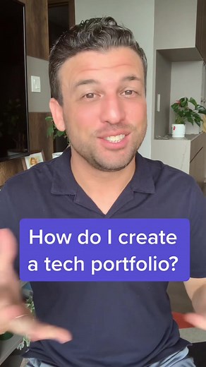 How do I create a tech portfolio? #techportfolio #jobsearch2023 #jobsearchstruggles #jobsearchtip #jobsearchadvice #careerintech #OlsaSüperOlur