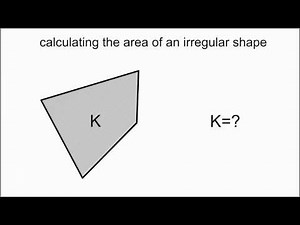 the area of an irregular shape