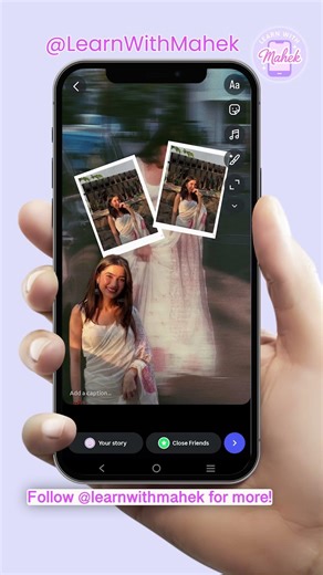 Learn With Mahek | Happy Birthday Aesthetic Instagram Story 🎂✨ | Trending Birthday Edit