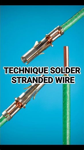 technique for soldering stranded wire