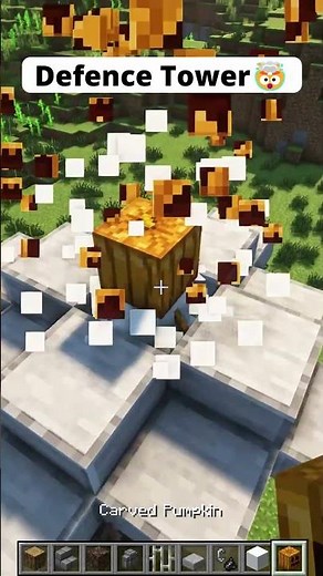 Minecraft Defence Tower🤯 #minecraft #shorts