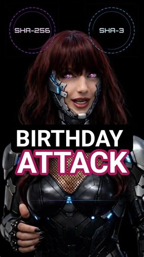 Birthday Attack in Cryptography: Hash Collision Explained 👇