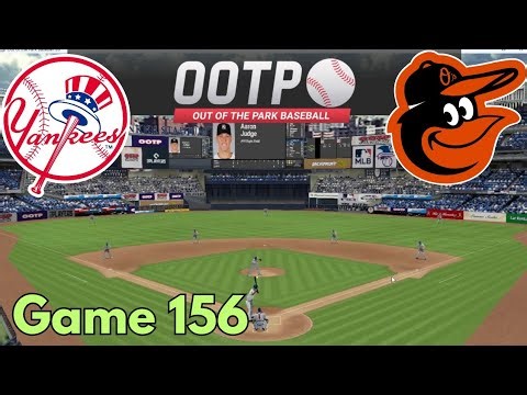 Game 156- Yankees vs Orioles OOTP | AL East Pennant Race! OOTP Baseball