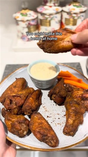 Cajun Wings better at home 👀