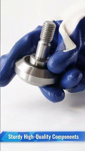 Stud-Type Track Roller Bearing (Integrated Bolt Shaft, Sealed) for Heavy-Duty Guide Mechanisms