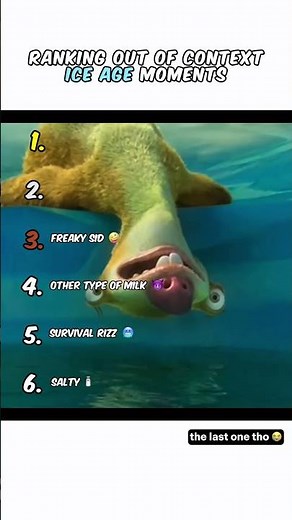 Ranking Ice Age Moments 😭