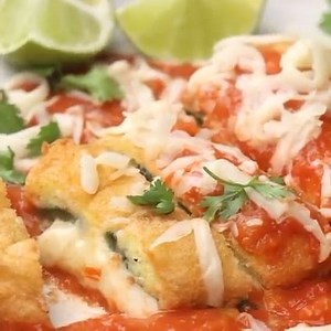 A Step by Step walkthrough on how to make the BEST Chile Rellenos! A fried chile stuffed with cheese and smothered in a simple red sauce. Full Recipe: https://houseofyumm.com/chile-rellenos/ | House of Yumm