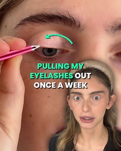 1.8M views · 5.3K reactions | I’ve been pulling out my eyelashes out since I was 4 years old - I can’t stop… | IGV | Facebook