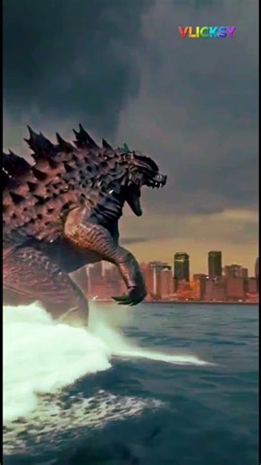 Godzilla Rampage! Giant Monster Attacks the City. #Godzilla #GodzillaAttack #Kaiju #MonsterAttack