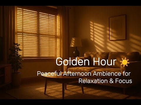 Golden Hour: Peaceful Afternoon Ambience for Relaxation & Focus