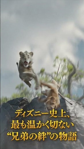 「ずっと“兄弟”でいたかった…」ディズニー史上最もあたたかく切ない“兄弟の絆”の物語―『#ライオンキングムファサ』大ヒット上映中🐾