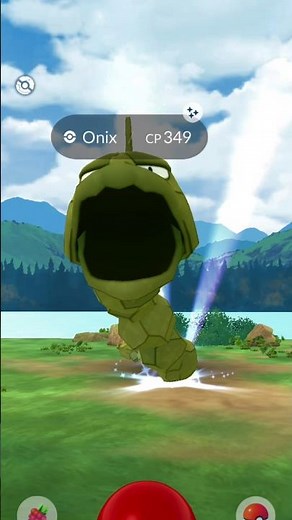 POKEMON GO SHINY ONIX CATCH 🐍 Pinch Perfect Event Wild Encounter!