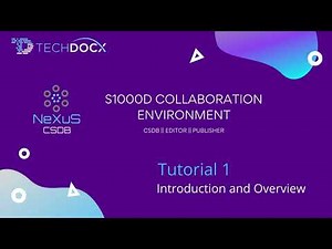 Xignal S1000D (previously NeXuS) - Tutorial 1 - Introduction and Overview