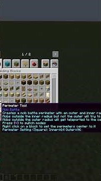New Perimeter Tool - Minecraft Mob Battle Mod #minecraft #moddedminecraft #mods #mobbattle