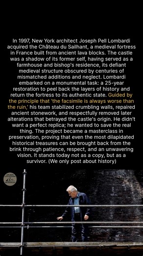 A 25-year project brought a medieval lava-rock fortress back from the brink of ruin. #history #medieval #heritage | Ancient Civilizations and Archaeology