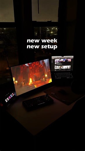 New week, new setup 🔒✨ #lockin