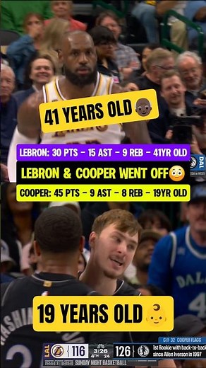 LeBron & Cooper Flagg made HISTORY😯