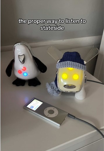 Listening to Stateside with iDog and Icy Penguin Speakers