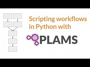 Scripting workflows in Python with PLAMS