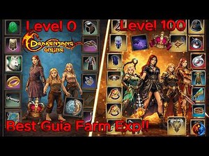 Drakensang Online - Ultimate Guide for New Players - Level 0-100 - Best EXP Farm.